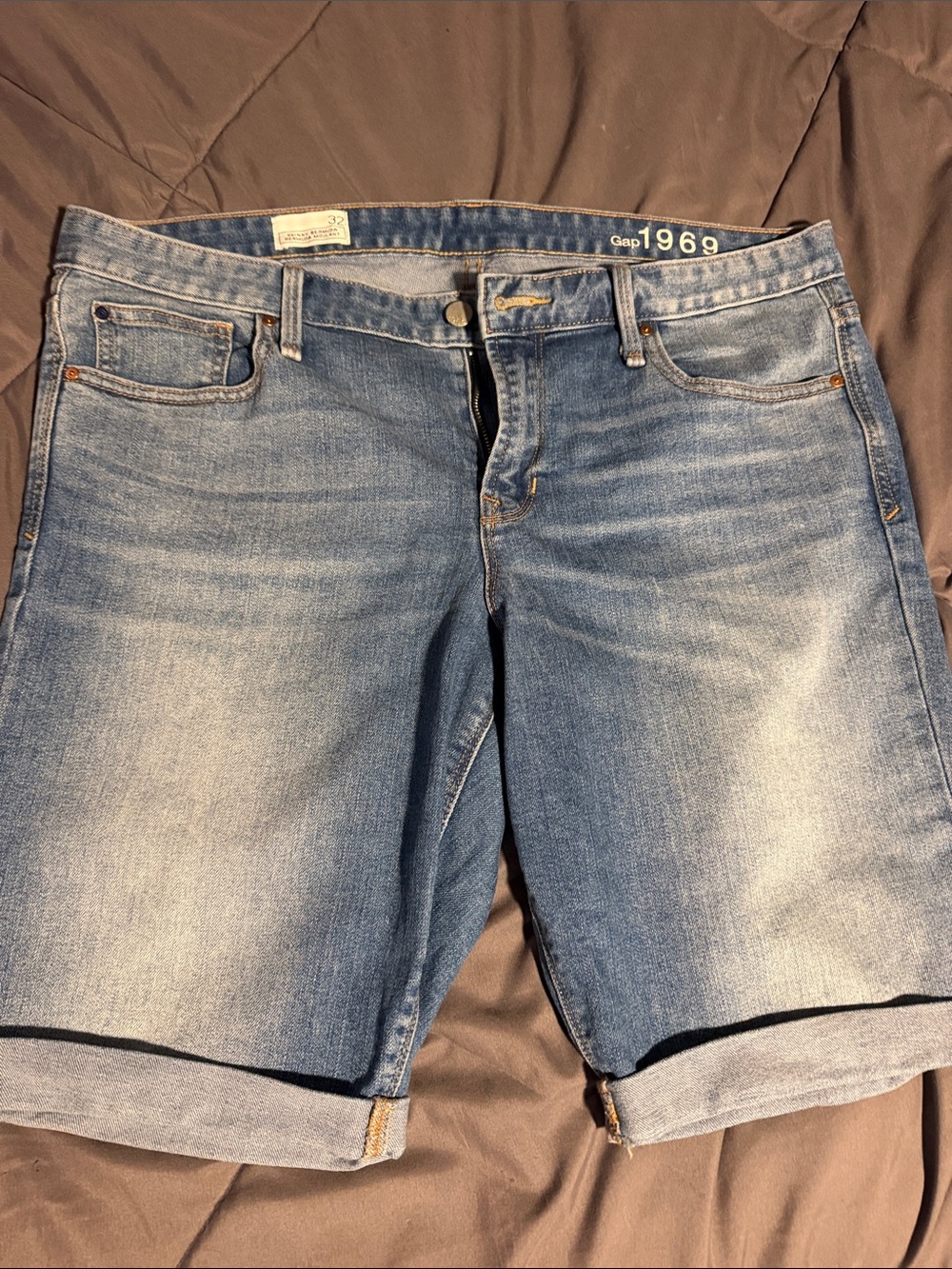 GAP 1969 Men’s Light Blue Denim Jean Shorts